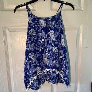 Open Back Tank Top